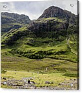 The Three Sisters, Glencoe Acrylic Print