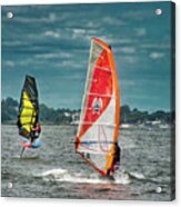 The Ups And Downs Of Windsurfing Acrylic Print