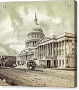 The Us Capitol 1860 Acrylic Print