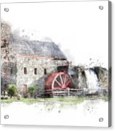 The Wayside Inn Grist Mill Acrylic Print