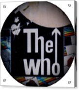 The Who - 1960s Poster - Detail Acrylic Print
