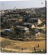 The World’s Largest Rohingya Refugee Camps In Cox’s Bazar Acrylic Print
