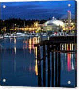 Thea Foss And T-dome Blue Hour Acrylic Print