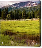 Thompson Peak Reflections Acrylic Print