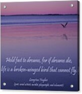 Thoughts Of Dreams Acrylic Print