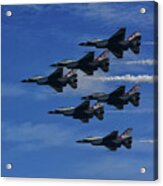 Thunderbirds 6 Plane Delta Acrylic Print