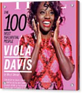 Time 100 - Viola Davis Acrylic Print