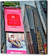 Times Square Nypd Nyc Acrylic Print
