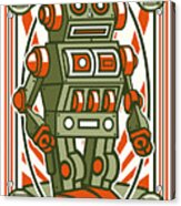 Tin Can Robot Acrylic Print