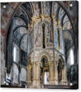 Tomar - Interior Of The Round Church Acrylic Print