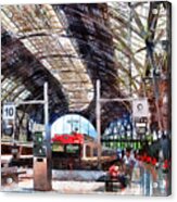 Train Station In Barcelona, Spain Acrylic Print