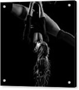 Trapeze Obsessed In Black And White Acrylic Print