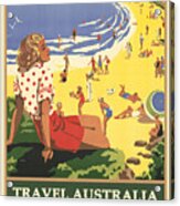 Travel Australia Beaches Acrylic Print