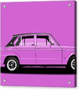 Triumph Dolomite Sprint. Pink Edition. Customisable To Your Colour Choice. Acrylic Print