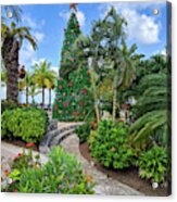 Tropical Christmas Acrylic Print