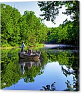 Trout Fishing On The South Fork Acrylic Print