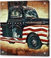 Trucking Liberty 2 Acrylic Print