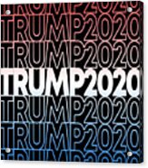 Trump 2020 Retro Donald Trump For President Acrylic Print