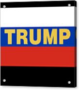 Trump Russian Flag Acrylic Print