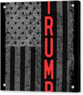 Trumps America Usa Flag Patriotic Acrylic Print
