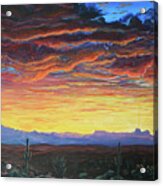 Tucson Sunset Acrylic Print