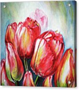 Tulips - High In The Sky Acrylic Print