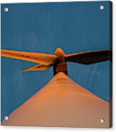 Turbine Blades At Sunset Acrylic Print