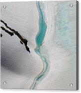 Turquoise Glacial Stream Acrylic Print