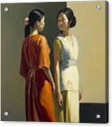 Two Asian Women Acrylic Print