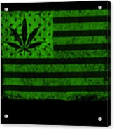 United States Of Cannabis Acrylic Print