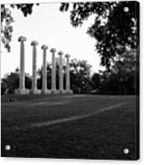 University Of Missouri Columbia The Columns Acrylic Print