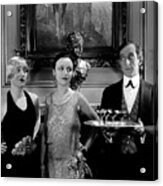 Unknown Silent Film Cocktail Party 1920s Acrylic Print