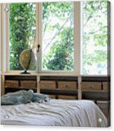 Unmade Bed Acrylic Print