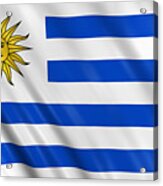 Uruguay Flag Acrylic Print