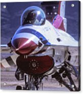 Usaf F-16c Thunderbirds Acrylic Print