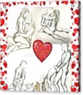 Valentine - Valentine's Day Cards Acrylic Print