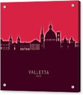 Valletta Malta Skyline #41 Acrylic Print