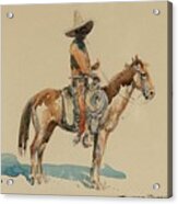 Vaquero Cowboy Art Acrylic Print