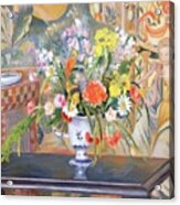 Vase Of Flowers, 1885 By Renoir Acrylic Print