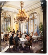 Venetian Dining Room At The Arlington Hotel In Hot Springs, Arkansas Acrylic Print