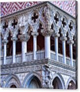 Venetian Palazzo Architectural Detail, Las Vegas Acrylic Print