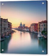 Venice, Grand Canal Before Sunrise Acrylic Print