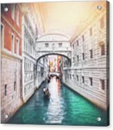 Venice Italy Bridge Of Sighs Acrylic Print
