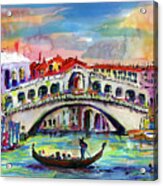 Venice Italy Sparkling Summer Day Acrylic Print