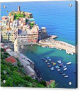 Vernazza  Of Cinque Terre, Italy Acrylic Print