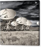 Very Large Array Infrared Acrylic Print