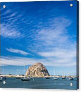 View Of Morro Bay, California, Usa Acrylic Print