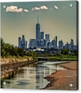 View Of Ny City Acrylic Print