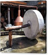 Vintage Agave Press For Making Tequila Acrylic Print