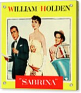 Vintage Movie Poster - Sabrina 1954 Acrylic Print